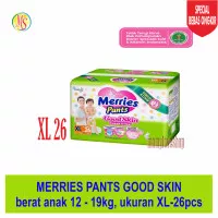 Merries Pants XL 26 Good Skin Popok Celana
