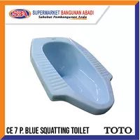 KLOSET JONGKOK TOTO CE 7 BIRU ORIGINAL - ORIGINAL SQUATTING CLOSET