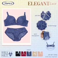 Bra Set Sorex Elegant Lace - BH set Sorex Non Kawat 33416