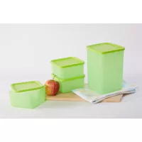 Lula Tempat Penyimpanan Makanan Set 4-Lula Green Green