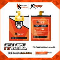Baterai XTRIKE Double Power BL226 LENOVO S860