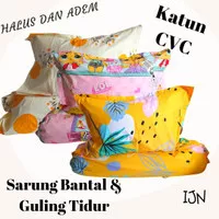 Sarung Bantal Guling Katun Halus Ukuran Jumbo Kingkoil