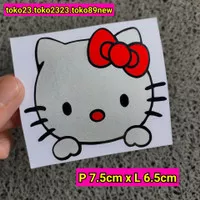 stiker cutting motor stiker hello kitty stiker lucu