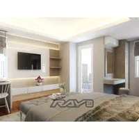 PAKET JASA 3D DESAIN INTERIOR APARTMENT TYPE STUDIO