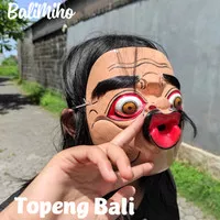 TOPENG LUCU BALI/TOPENG BIBIR MONYONG/TOPENG UNIK/TOPENG KAYU BALI