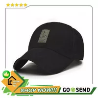 EDIKO Topi Baseball Golf Logo Ediko Sport Fashion - Hitam