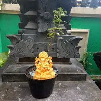 patung Dewa Ganesha kecil Gold