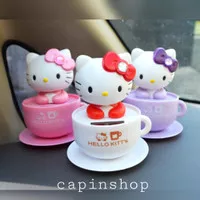 SOLAR HK // pajangan hiasan mobil HK hello kitty