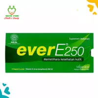 Ever E 250 Soft Capsule Strip Isi 6 Kapsul Vitamin E Vitamin Kulit