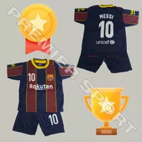 Jersey Barcelona Home Anak Terbaru 2020/2021 / Setelan Bola 1-13 tahun - 4