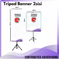 Tripod Display / Stand Banner Tripod Poster / Stand banner Berdiri