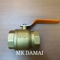 Ball valve kuningan ONDA ukuran 3/8"(inch) Stop kran kuningan