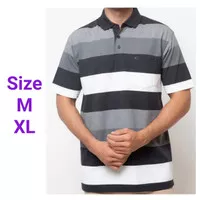 Kaos Pendek Polo Shirt Pria Cole Abu WKT98GY - size M