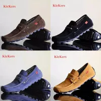 Sepatu Casual Slop Pria Kickers Papara Mocasin Loafers Formal Santai