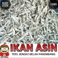Ikan Asin TERI JENGKI / KACANG / BELAH 100 gr cap TOKE BAGAN SIAPI API