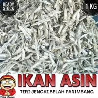 Ikan Asin TERI JENGKI / KACANG /BELAH 1 kg cap TOKE BAGAN SIAPI API
