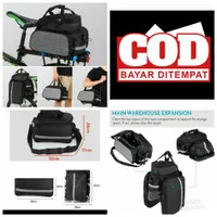 Tas Pannier Sepeda 3in1 Tas Sepeda Belakang 3in1