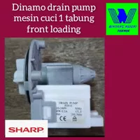 Dinamo drain pump mesin cuci Sharp 1 tabung front loading