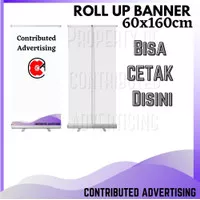 roll up banner + print albatros, rollup grosir, - ukuran 60x160
