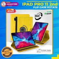 iPad Pro 11 Generasi 2 2020 A2068 A2230 Rotating Leather Flip Case