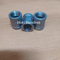 Socket Banded / Fitting Stainless Drat Dalam 11/4 inch Stainless SS304
