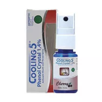 Cooling 5 Spray Cherry Antiseptik Mulut Tenggorokan