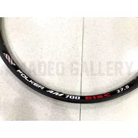 RIMS 27.5 FOLKER AM700 RIMS 27.5 32H SEPASANG RIMS MTB HITAM DISCBRAKE