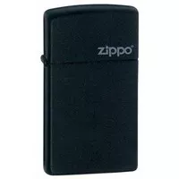 Zippo Original 1618ZL Slim Black matte with Zippo Logo