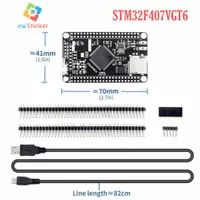 STM32F407VGT6 STM32F4 F407 STM32 +SD SLOT alternatif STM32F4Discovery
