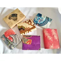 SOUVENIR DOMPET COIN BATIK MINI KEMAS BOK RUSTIK UKURAN 9X7