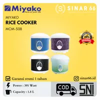 MIYAKO RICE COOKER MAGIC COM MAGIC WARMER PLUS MCM-508 MCM508 1.8 L