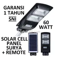 Lampu Jalan PJU LED Solar Cell 60W Panel Surya SOROT 60 WATT SolarCell