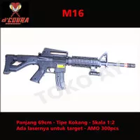 Mainan Senapan Serbu kokang senjata airsoft gun sniper d cobra M16
