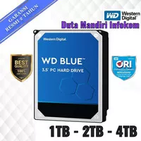 WD Caviar Blue 2TB SATA III 3.5" - HD HDD Hardisk Internal For PC