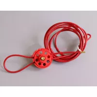 Valve Lockout Cable 2 meter stainless steel cable lock encryption