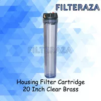 Housing Filter Cartridge 20 Inch Clear Brass | Import Tebal
