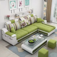 sofa minimalis leter l / sofa l / sofa keluarga / sofa murah / sofa