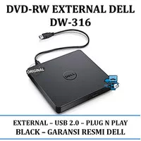 Dell External USB Slim DVD-RW DW316 / DW-316 - Original Product