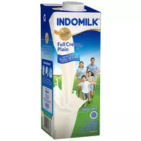 Susu UHT Indomilk Fullcream 1 Liter - 1 Karton