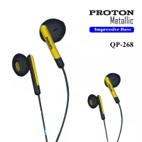 Headset Handsfree PHILIPS QP268 Proton Metallic Extra Bass