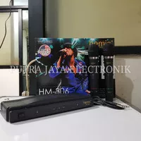 MIC HOMIC DOUBLE WIRELESS HM-306 MICROPHONE