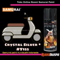 Samurai Paint CRYSTAL SILVER Y155 Perak kristal Yamaha Cat Semprot
