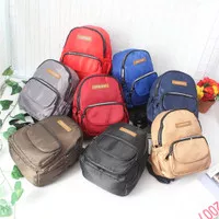 Backpack Mini Cewek Backpack Bahan Parasut 3 Ruang Tas Ransel Mini