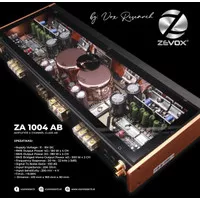 Power Amplifer 4 Channel Zevox ZA 1004 AB