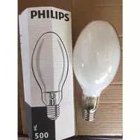 lampu Jalan ml Philips Mercury Mercuri 500 watt 500W E40 Putih / White