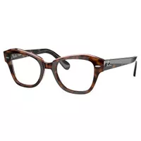 Ray-Ban Frame State Street RX 5486 8098 46 Polished Transparent Pink