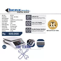 Timbangan Duduk Digital 30Kg BENZ BZ030 Laundry Dapur Digital Scale