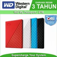 WD My Passport 2 TB - HD HDD Hardisk Eksternal External 2.5" USB 3.0