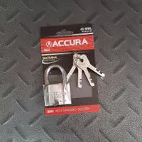 Accura kunci gembok 40 mm pendek