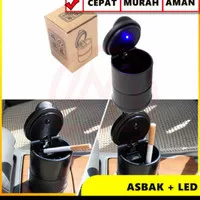 ASBAK MOBIL LED /CAR ASHTRAY/ASBAK ROKOK PORTABEL SERBAGUNA